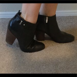 Coach ankle booties